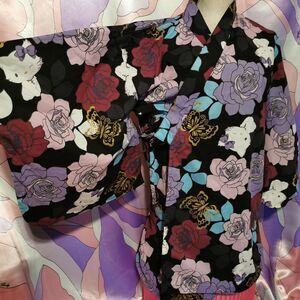 Sanrio Hello Charmmy Kitty Yukata 2007 Rose Mini Dress Y2K Kawaii Kimono Gyaru